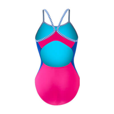 Dolfin Women's Uglies Solid Colorblock V-Back One Piece Swimsuit Style #7G10SLD-230