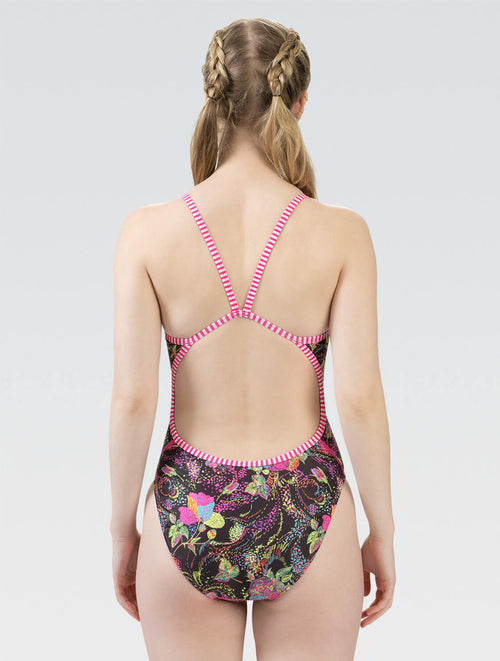 Dolfin Women’s Uglies String Back One Piece Swimsuit: Tapestry Style #0310-B52