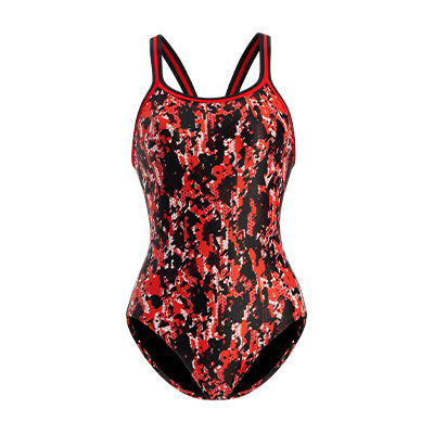 Dolfin XtraSleek Breaker Red DBX Back One Piece Style #0231BR-C86