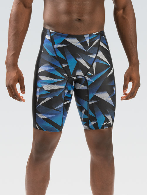 Dolfin XtraSleek Men's Galactic Blue Spliced Jammer Swimsuit Style #7031-A32
