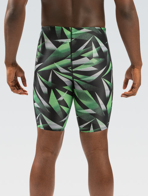 Dolfin XtraSleek Men's Galactic Green Spliced Jammer Swimsuit Style #7031-A33