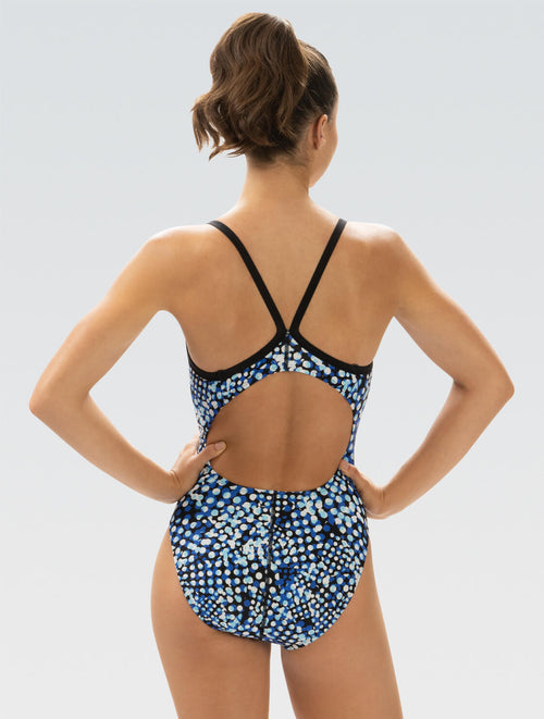 Dolfin XtraSleek Propel Blue V-Back One Piece Style #0531-C02