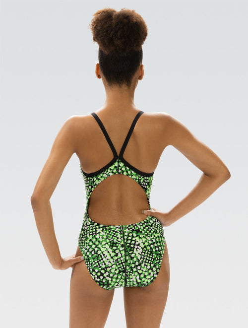 Dolfin XtraSleek Propel Green V-Back One Piece Style #0531-C01