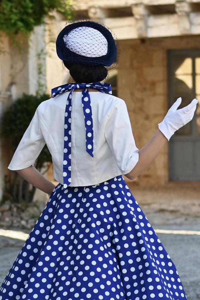 Dolly & Dotty Lisette White Bolero Jacket