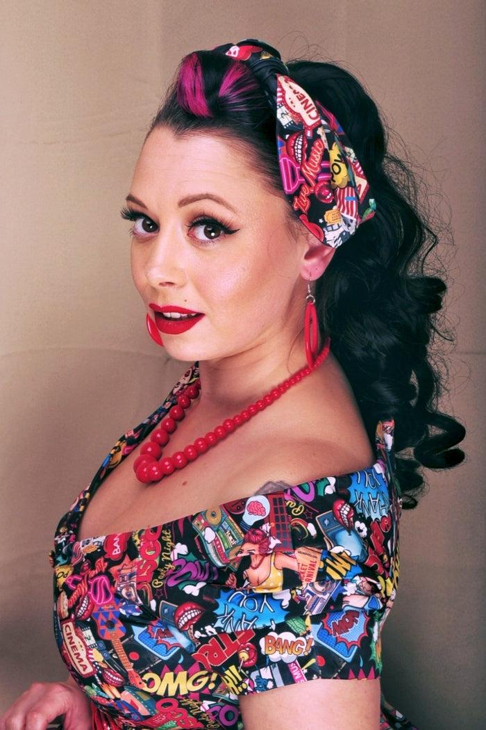 Dolly & Dotty Retro Pop Art Headband