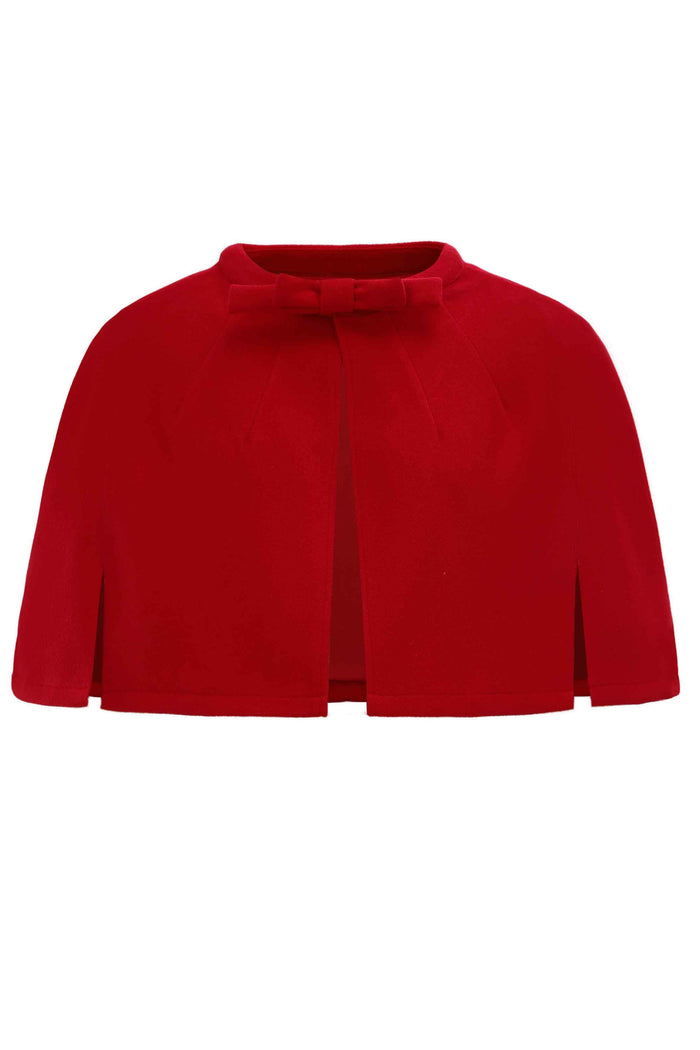 Dolly & Dotty Sabrina Burgundy Cape Jacket