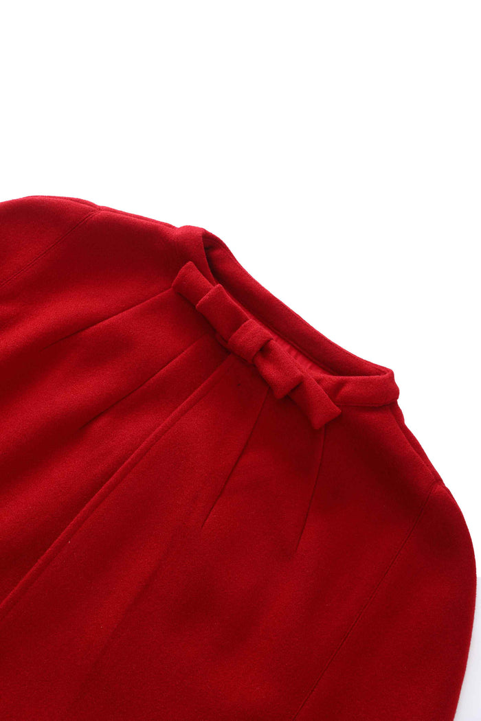 Dolly & Dotty Sabrina Burgundy Cape Jacket