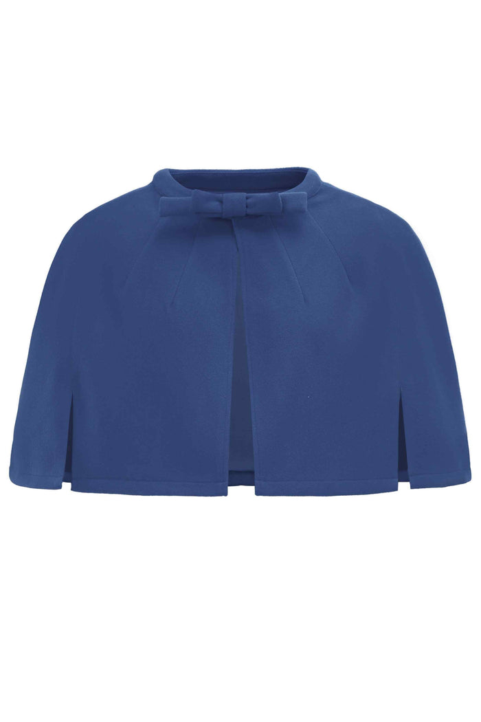 dolly & dotty Sabrina Navy Blue Cape Jacket