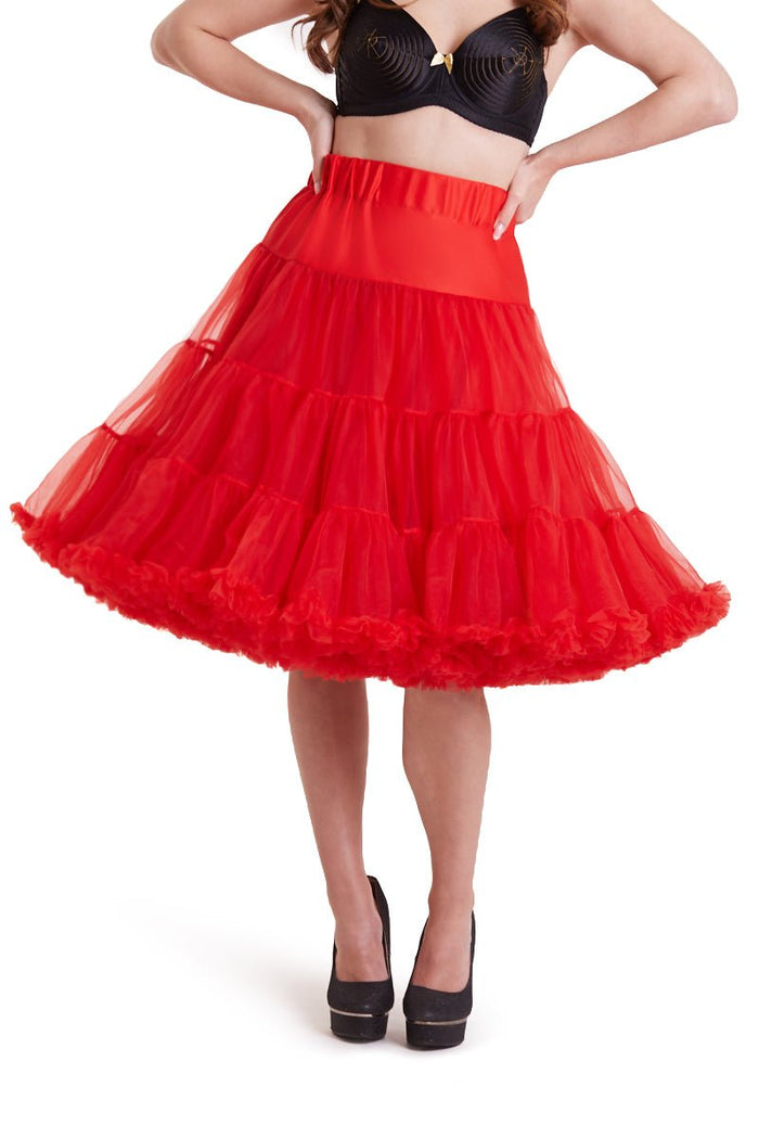 dolly & dotty Soft & Fluffy Red Petticoat 25.5 Inches