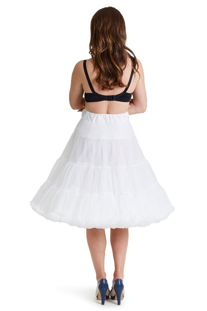 Dolly & Dotty Soft & Fluffy White Petticoat 25.5 Inches