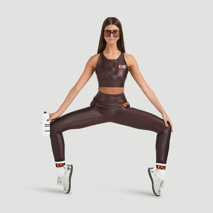 dolly sports Active Bra with zipper