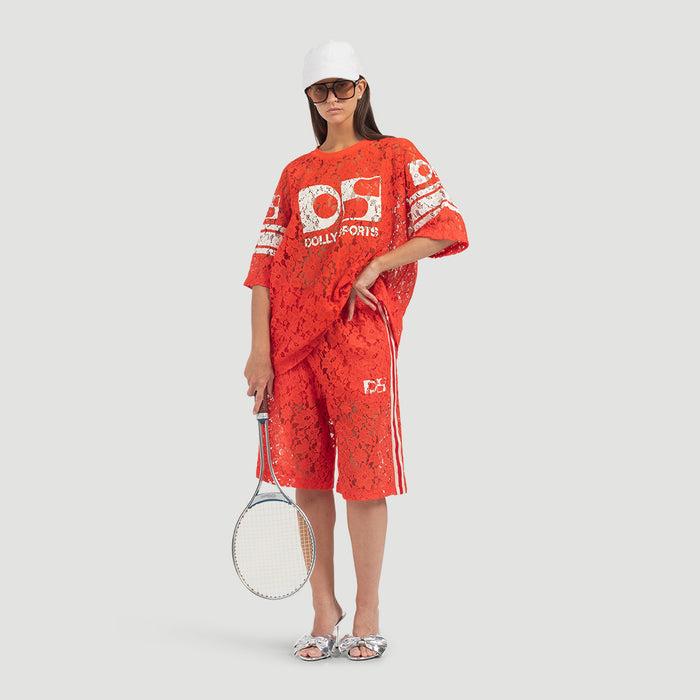 Dolly Sports Baseball Lace Tee / Pre-order Restock