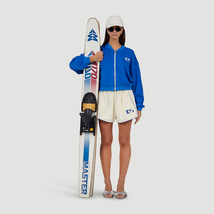 Dolly Sports Cropped Towel Bomber