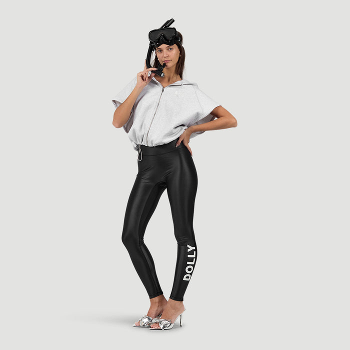 Dolly Sports Cropped Zip Hoodie