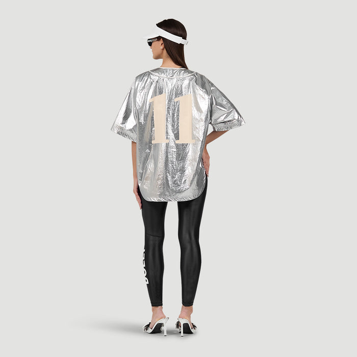 Dolly Sports Metallic Classic Baseball Shirt