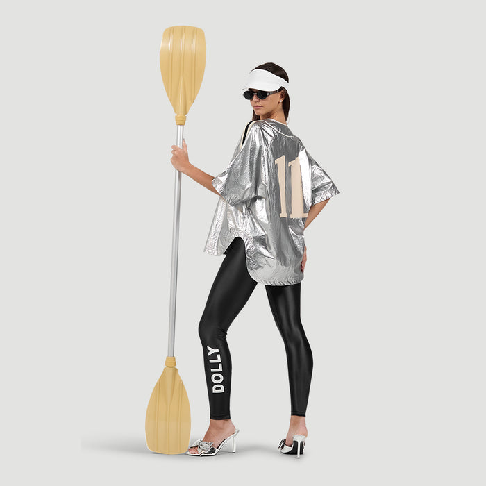 Dolly Sports Metallic Classic Baseball Shirt