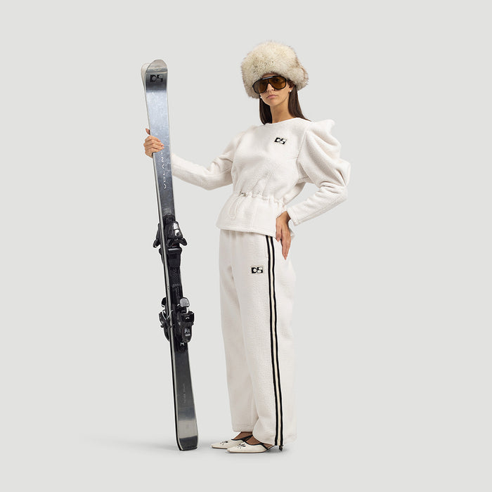 dolly sports Puff fleece sweater