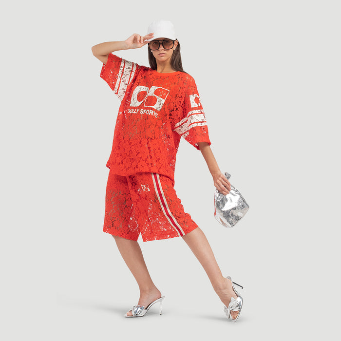 Dolly Sports Lace Oversized Shorts Pre-order Restock