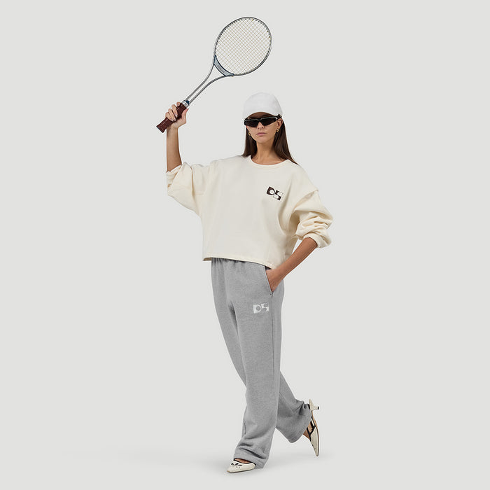 Dolly Sports Wide-leg Trackpants Heavyweight Cotton