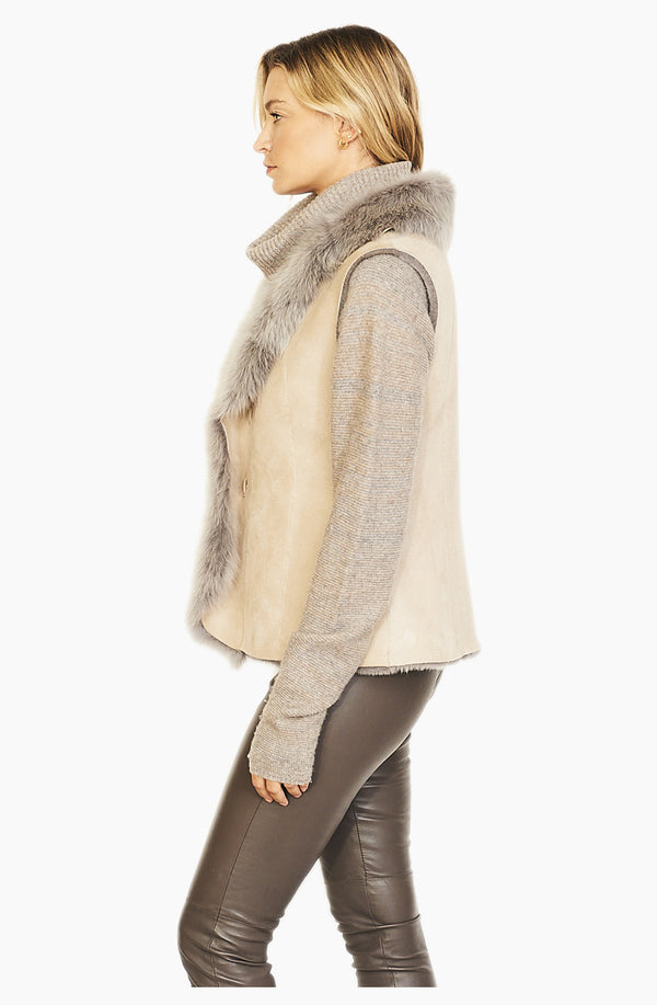 Dom Goor London Classic Short Length Gilet Nest