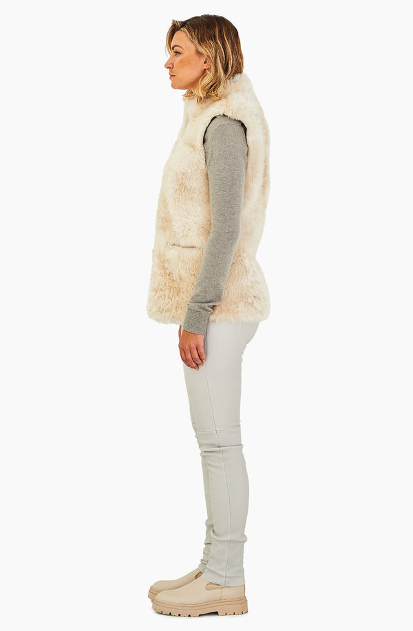 Dom Goor London Cocoon Gilet Beige