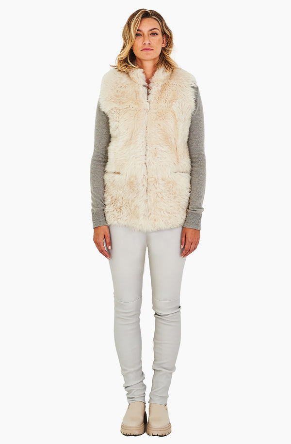 dom goor london Cocoon Gilet Beige
