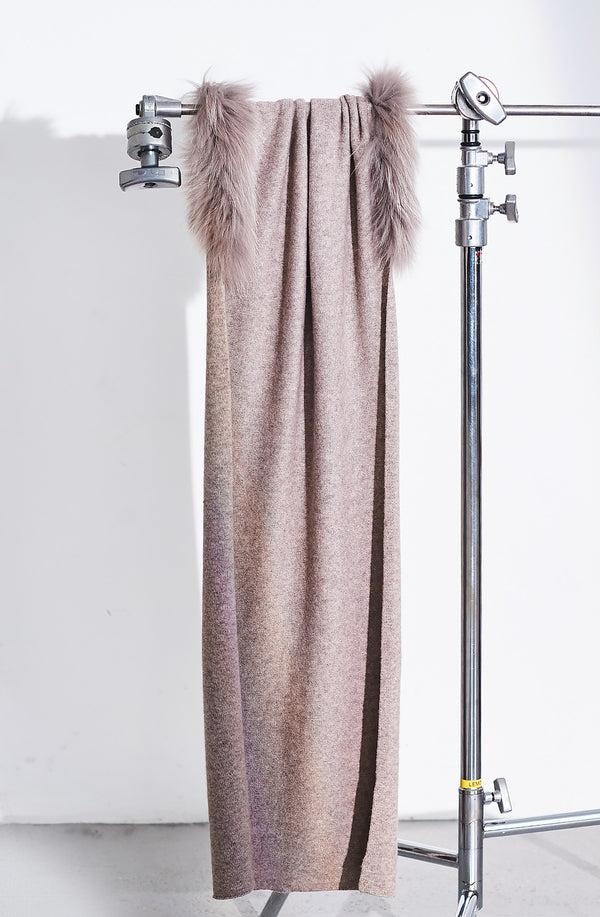 dom goor london Fur Trim Scarf