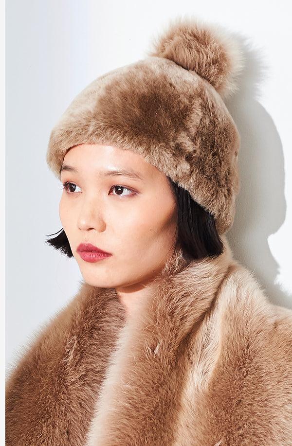 Dom Goor London PomPom Hat Amber