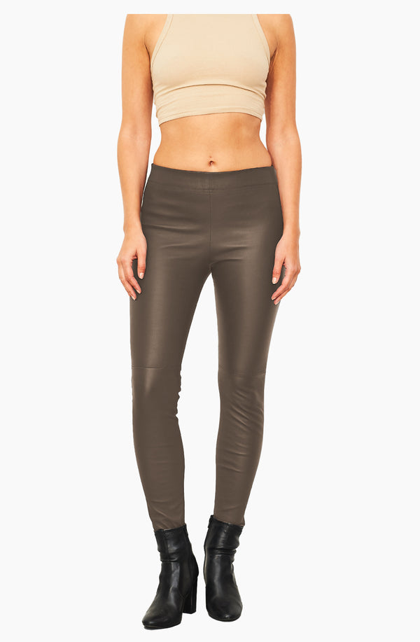 dom goor london Dom Goor: Otter Stretch Leather Leggings Otter