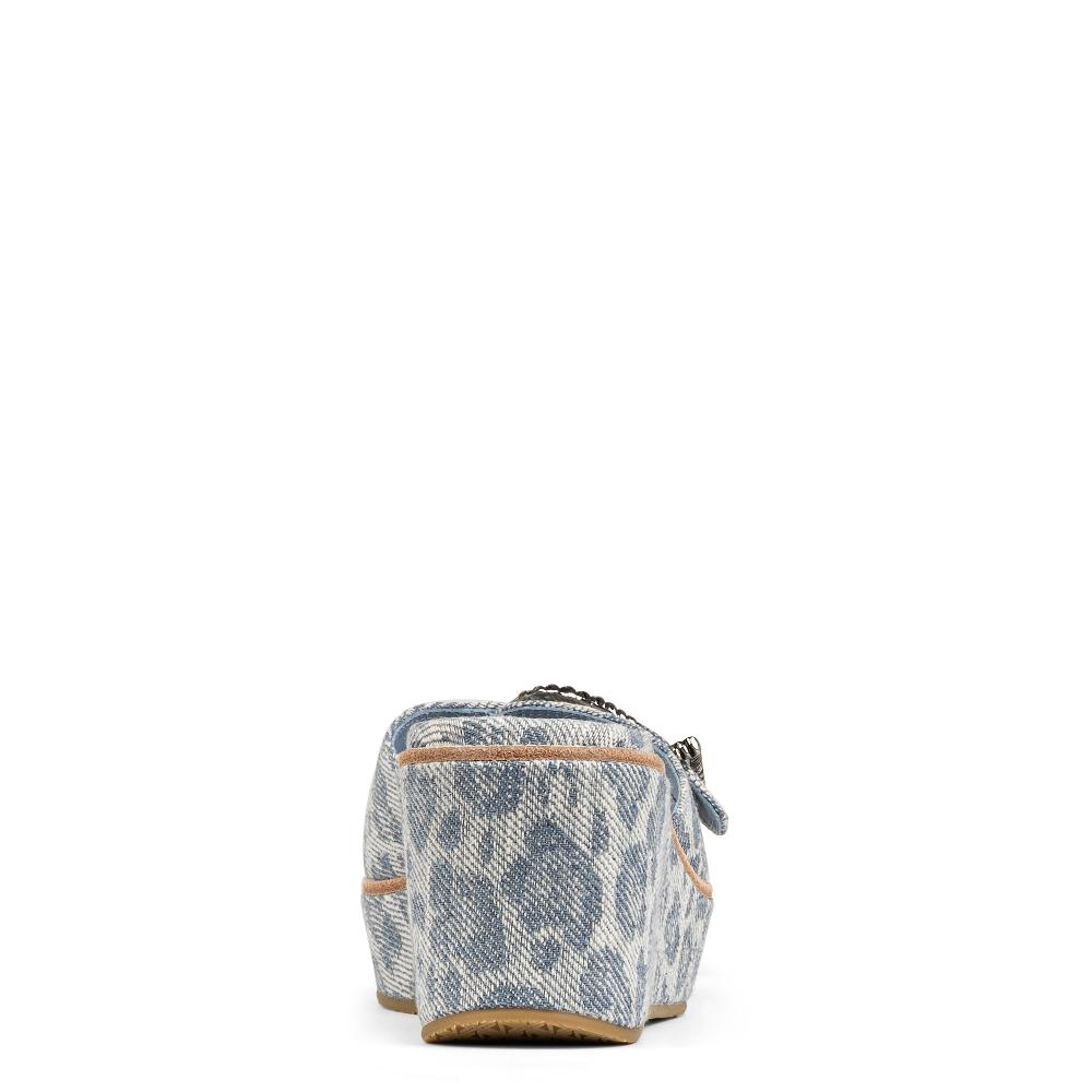 Donald J Pliner ALFEE Denim Leopard