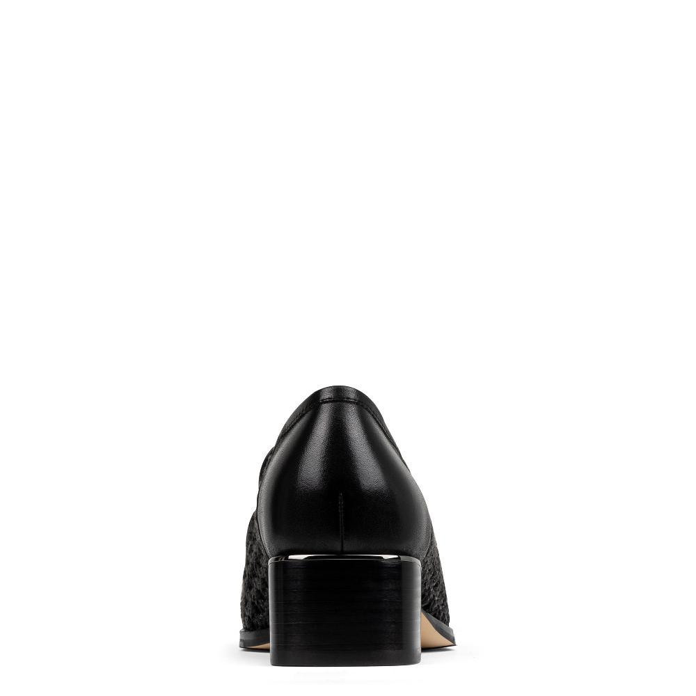 Donald J Pliner ARROYO Black Raffia