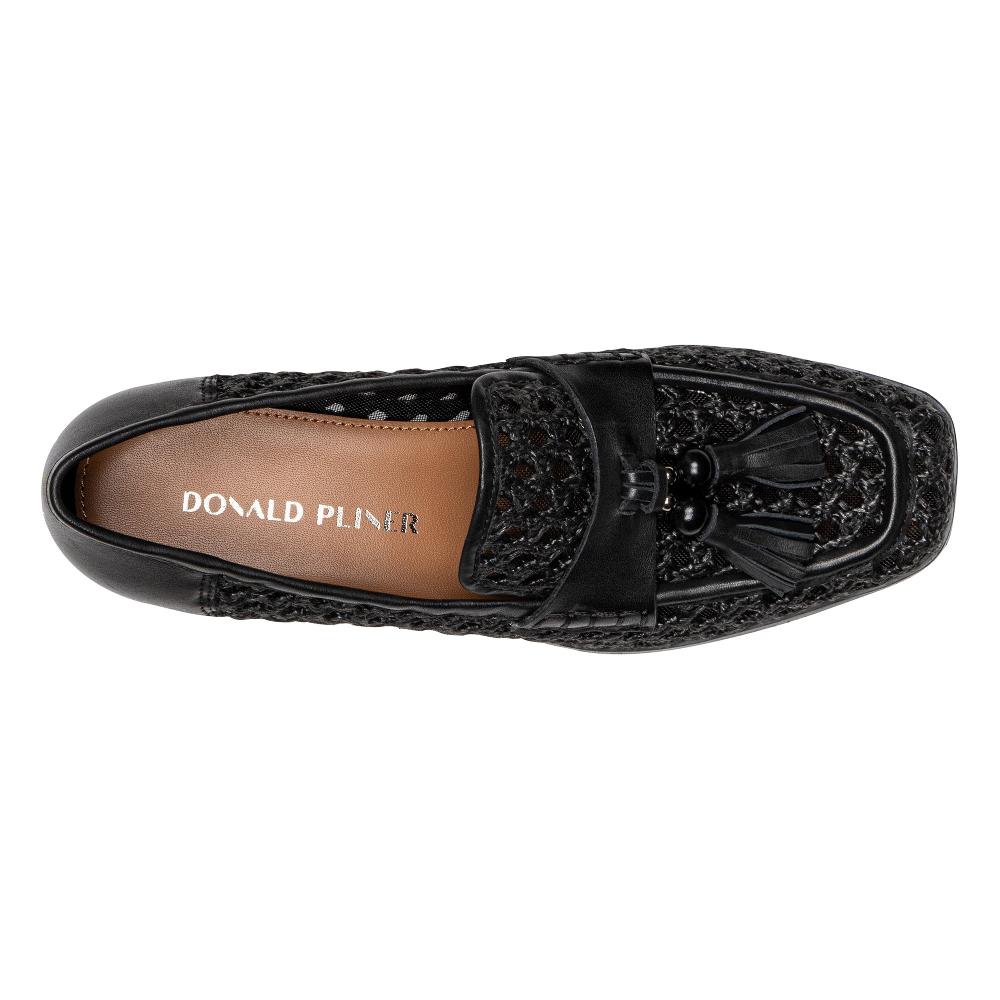 Donald J Pliner ARROYO Black Raffia