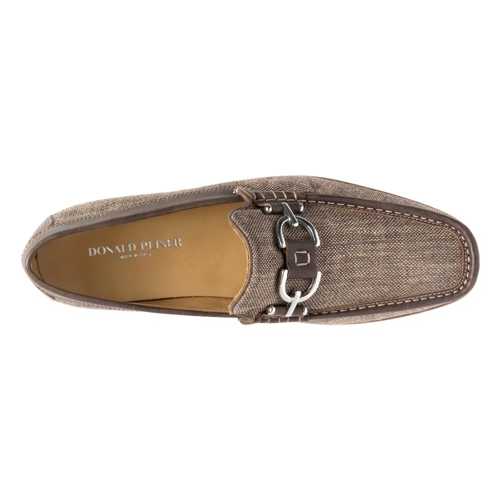 Donald J Pliner DACIO Brown Canvas
