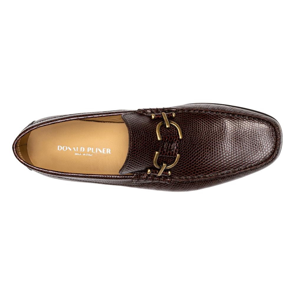 Donald J Pliner DACIO Dark Brown Lizard Print