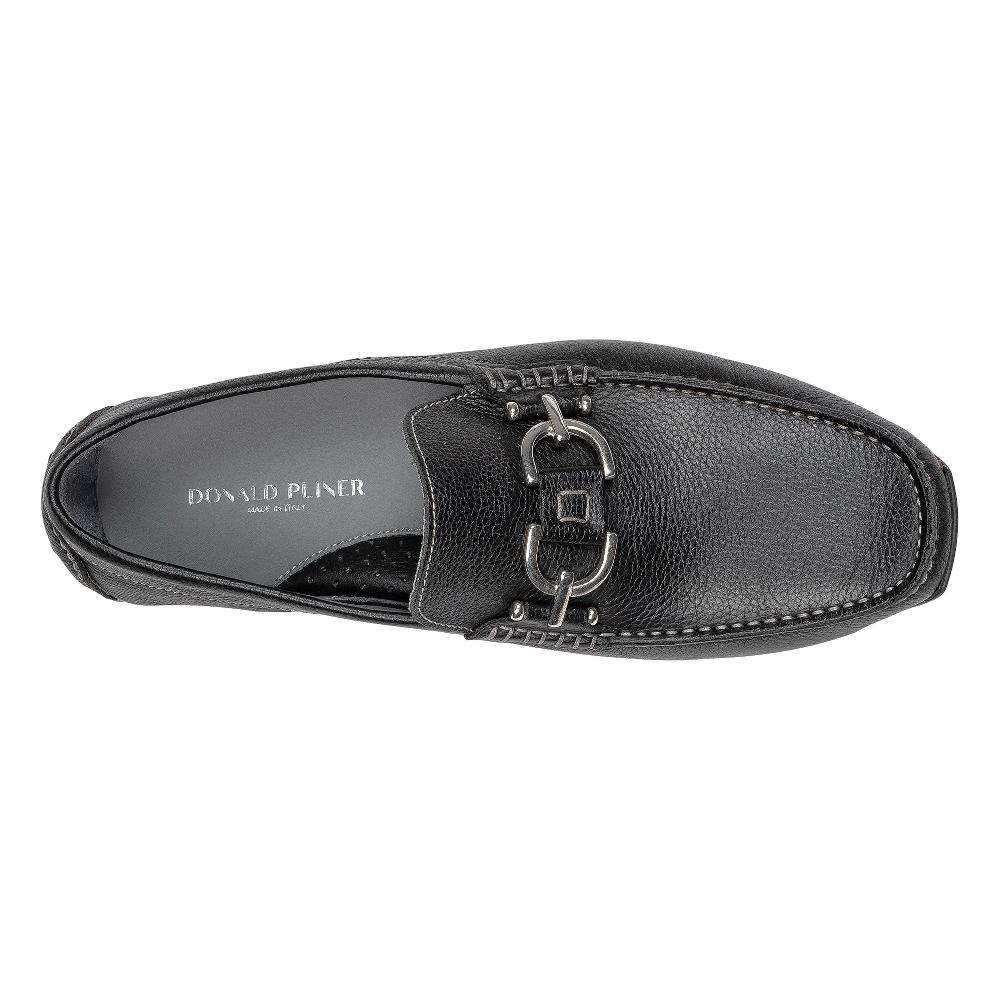 Donald J Pliner DACIO DRIVER Black Tumbled Leather