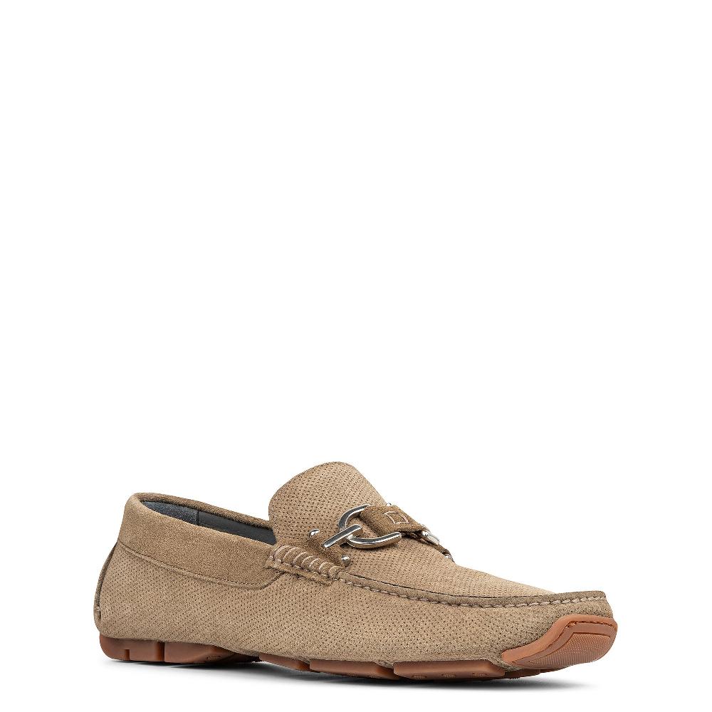 Donald J Pliner DACIO DRIVER Taupe Perf Suede