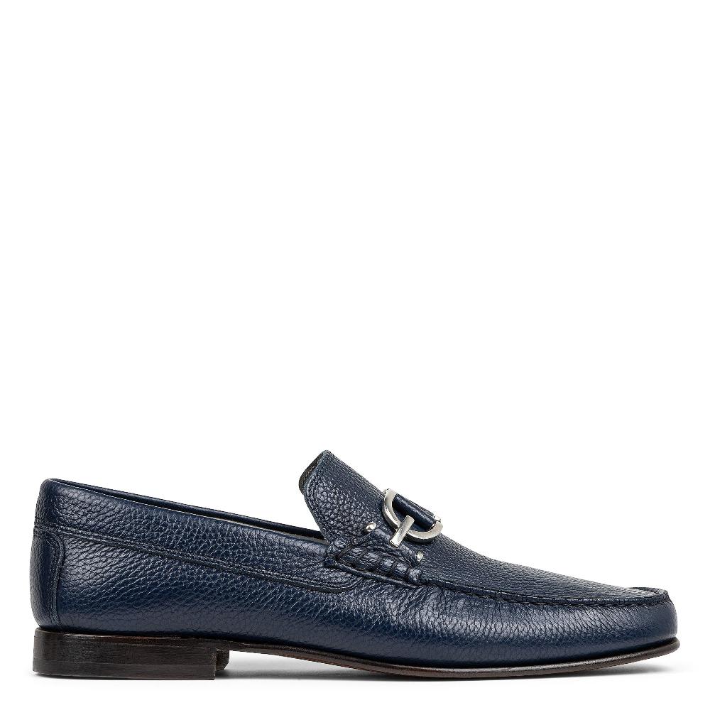 donald j pliner DACIO Indigo Pebbled Leather
