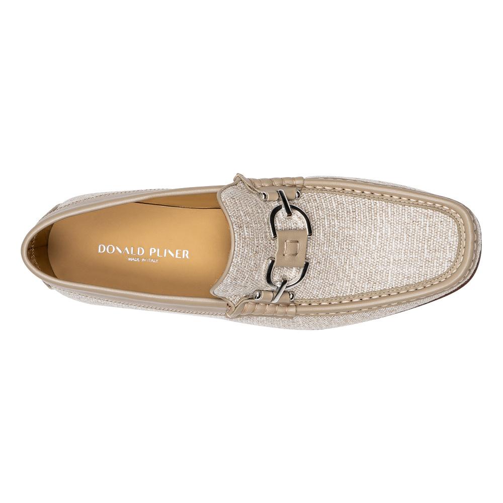 Donald J Pliner DACIO Off White Canvas