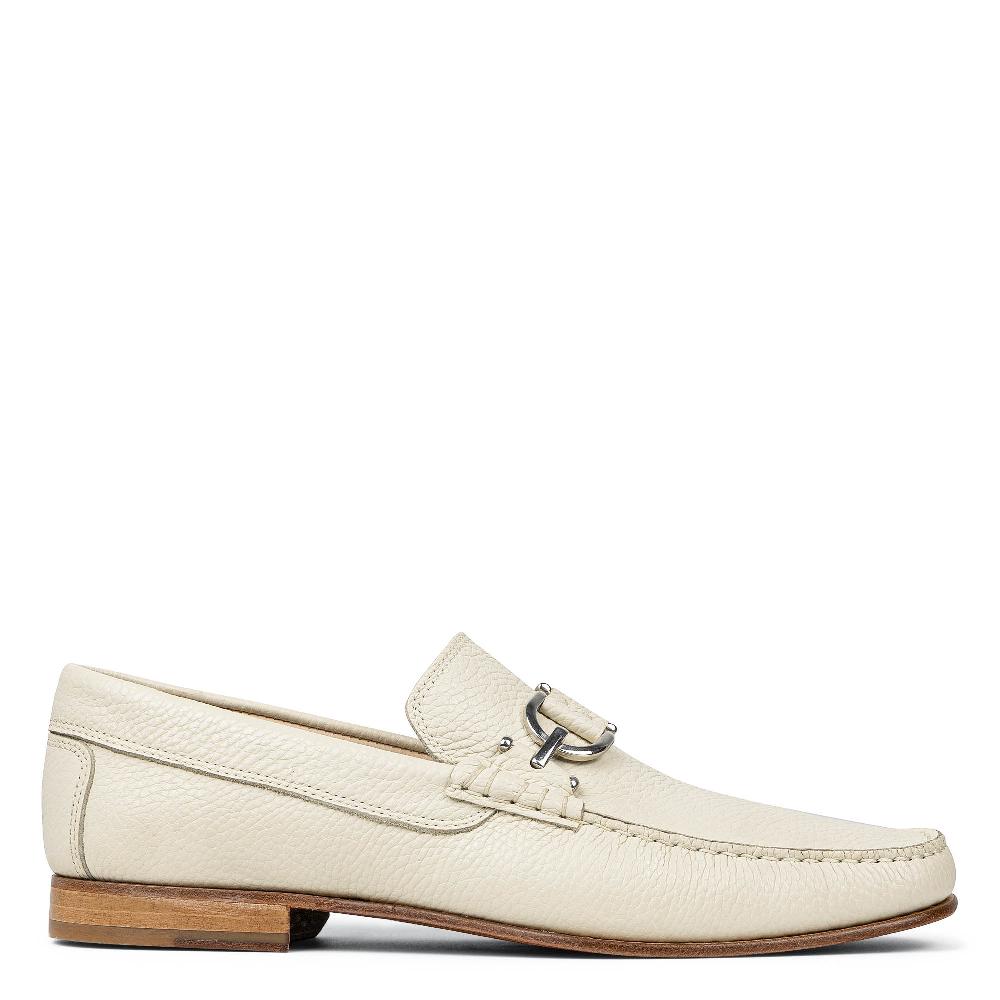 donald j pliner DACIO Off White Pebbled Leather