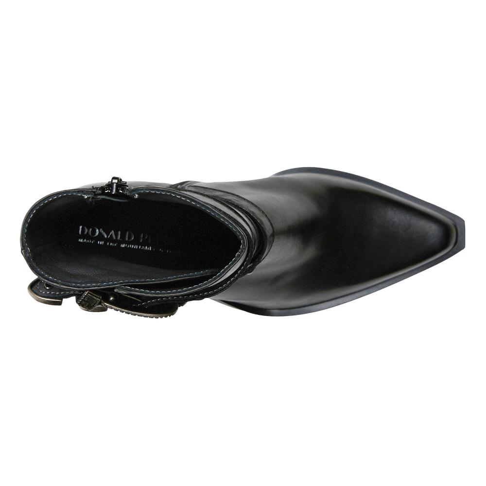 Donald J Pliner DIZZA Black Leather