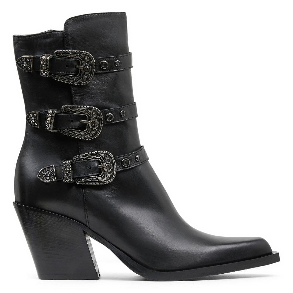 donald j pliner DIZZA Black Leather