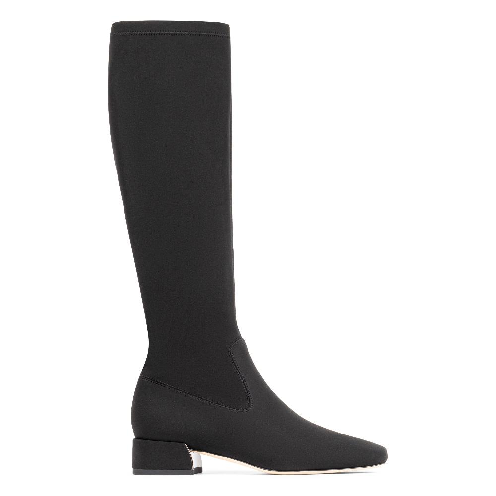 donald j pliner DOLORES KNEE-HIGH Black Crepe