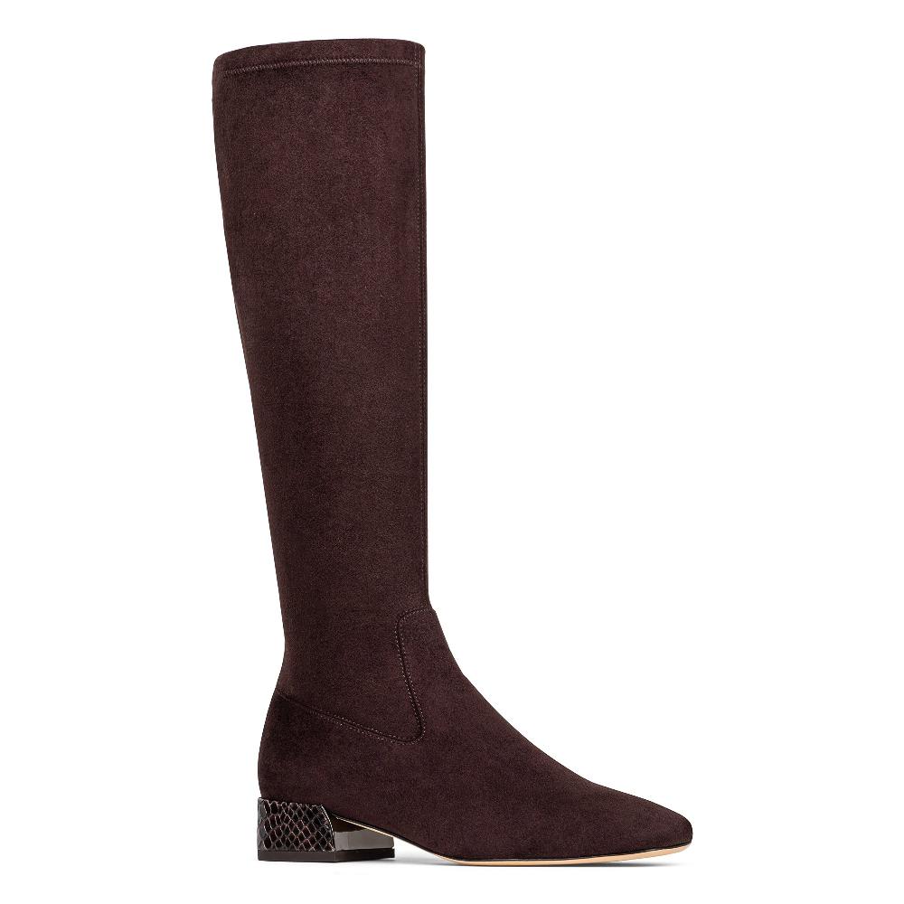Donald J Pliner DOLORES KNEE-HIGH Dark Brown Suede