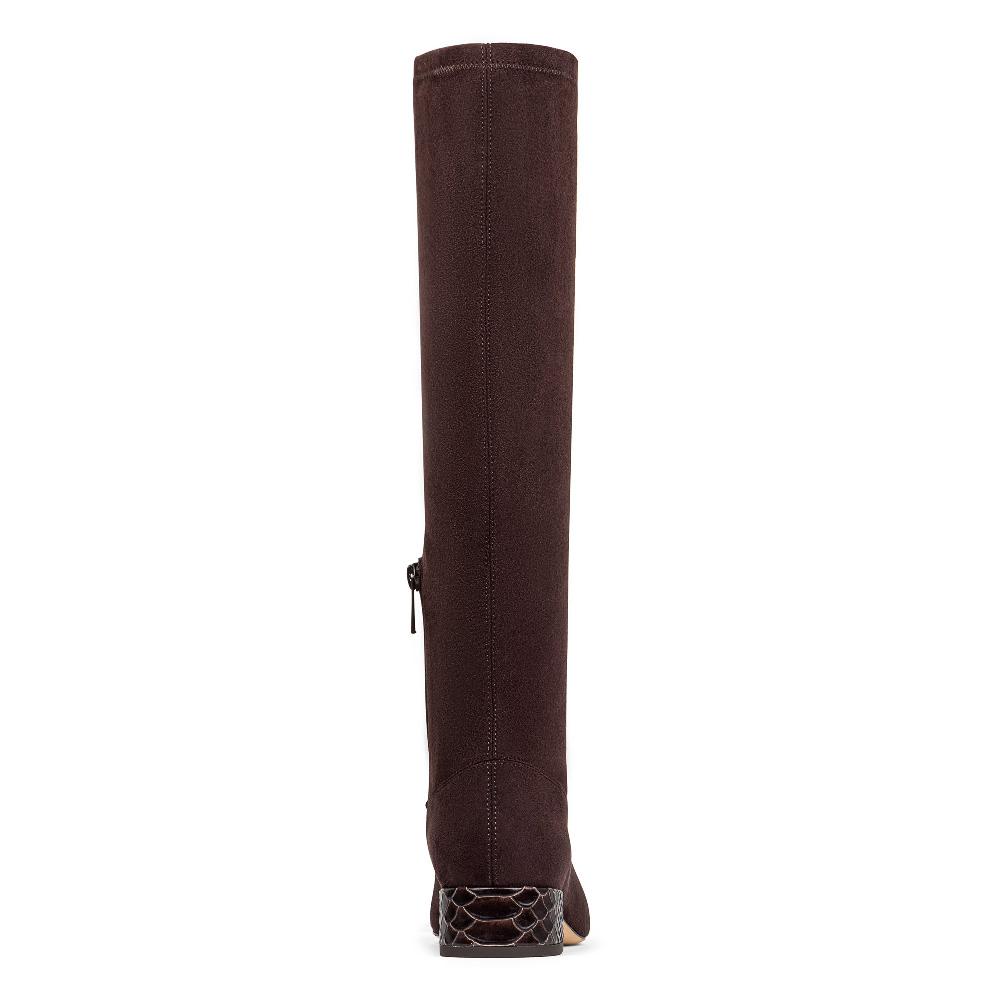 Donald J Pliner DOLORES KNEE-HIGH Dark Brown Suede