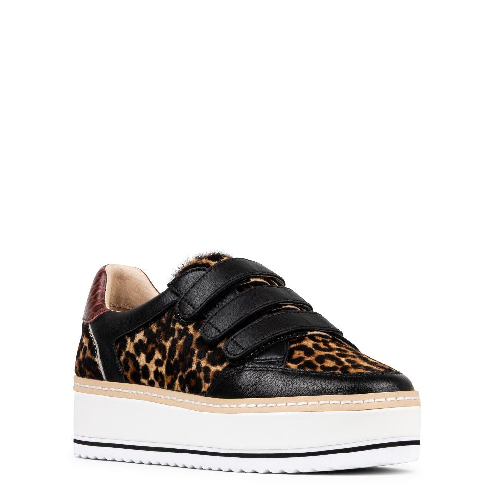 Donald J Pliner DREAMBOAT Black Multi Leopard