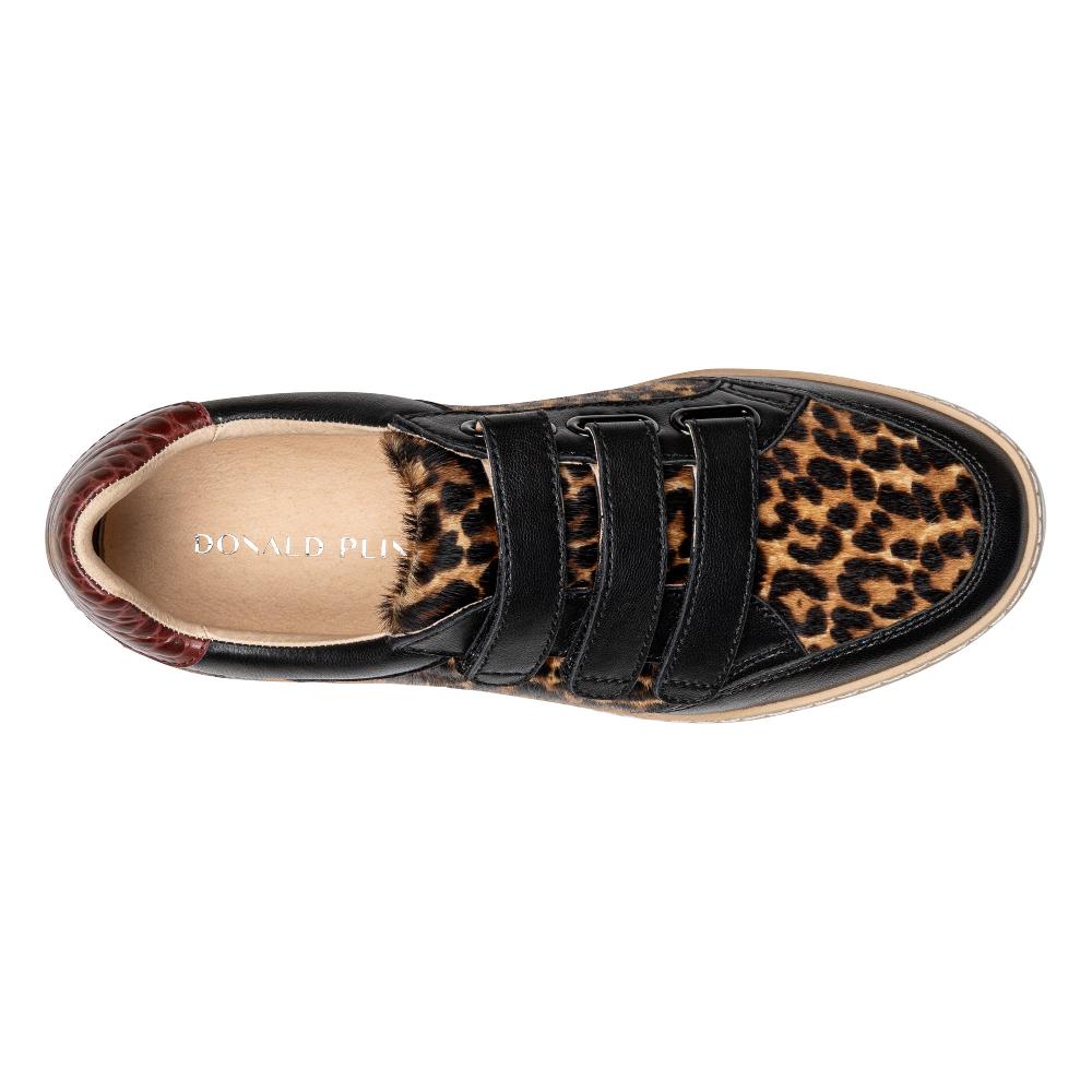 Donald J Pliner DREAMBOAT Black Multi Leopard