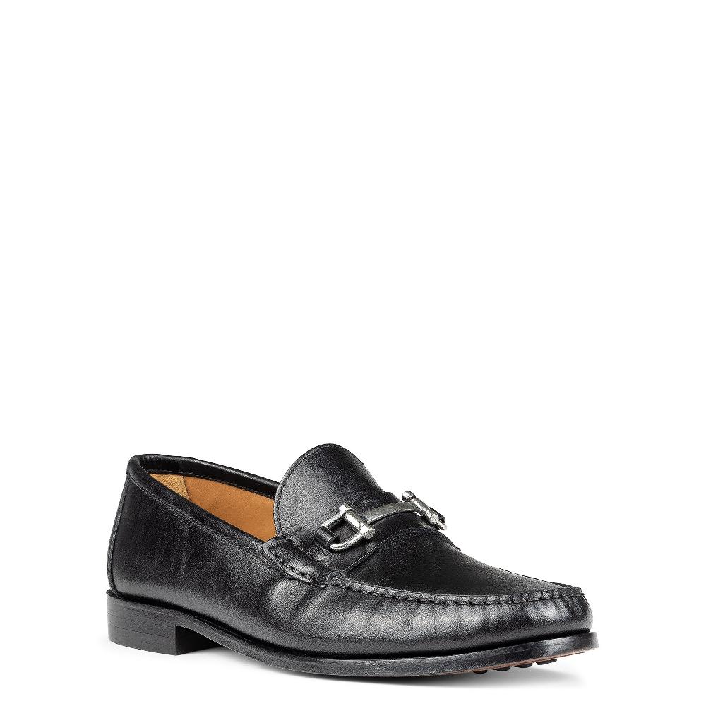 Donald J Pliner EVANSTON Black Calf Leather