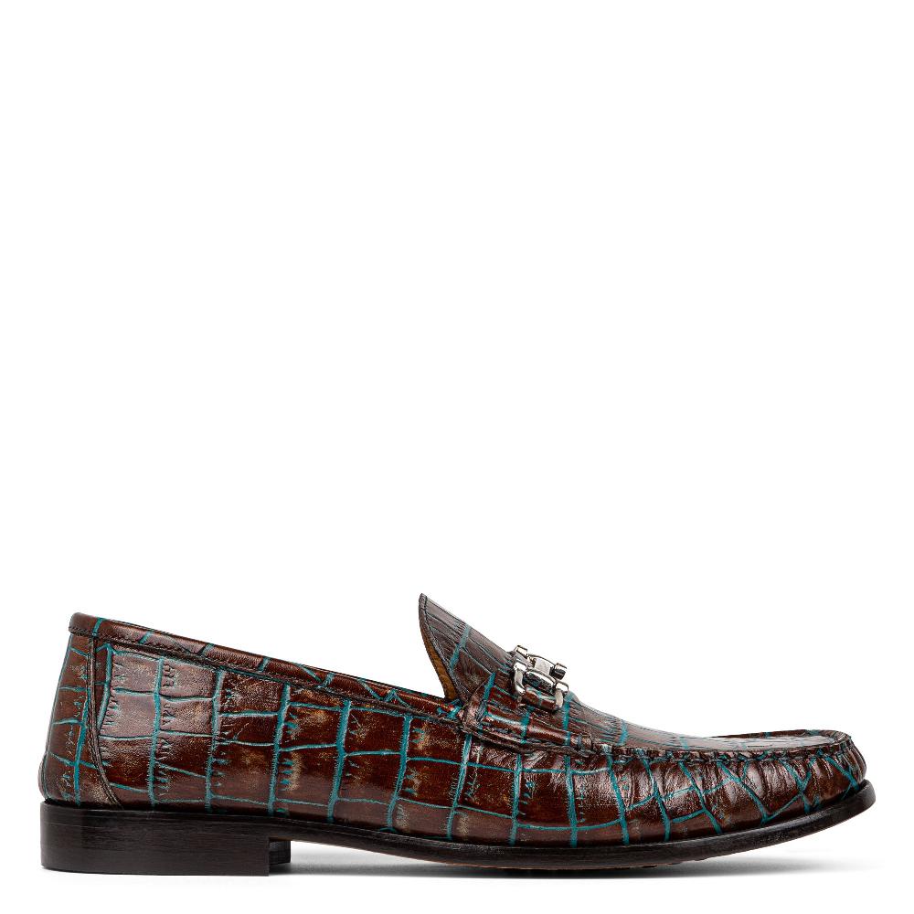 donald j pliner EVANSTON Mahogany Crocco