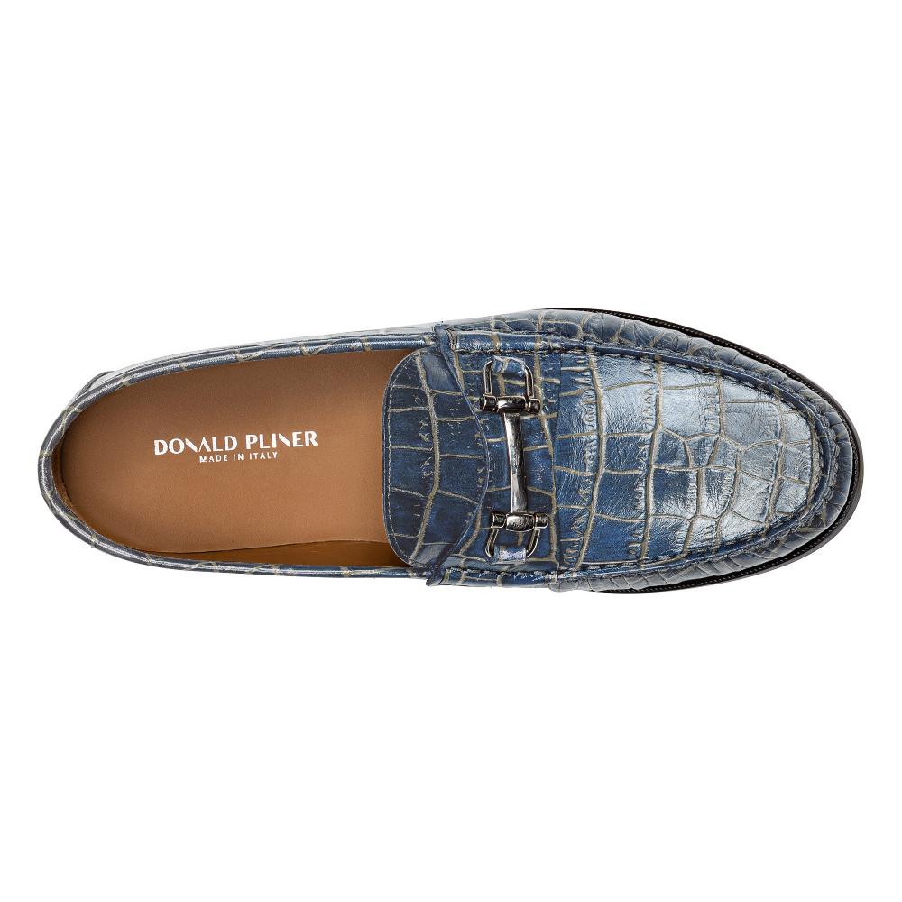 Donald J Pliner EVANSTON Navy Crocco