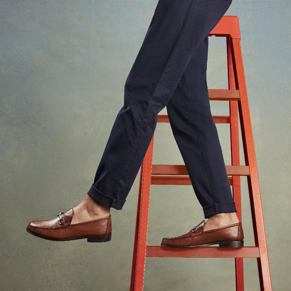 Donald J Pliner EVANSTON Whiskey Calf Leather